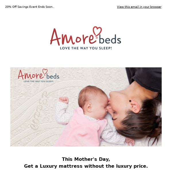 This Mother's Day, Surprise Mom With The Gift Of Better Sleep! 😍