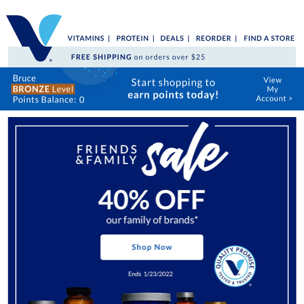 The Vitamin Shoppe: Save 40% on brands you'll love!