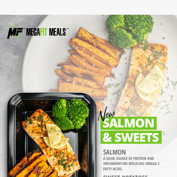 Introducing the perfect pairing: Salmon & Sweet Potato Fries