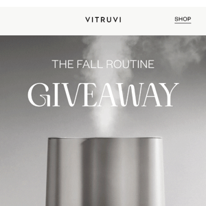 Fall giveaway with Saie and Ritual 🍂