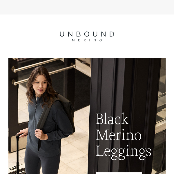 Black Merino Leggings are fully stocked.