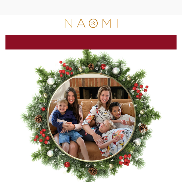 Happy holidays and reflections from Naomi