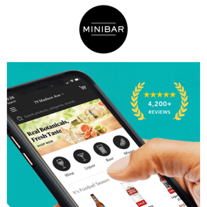 The easiest way to order wine, liquor and beer