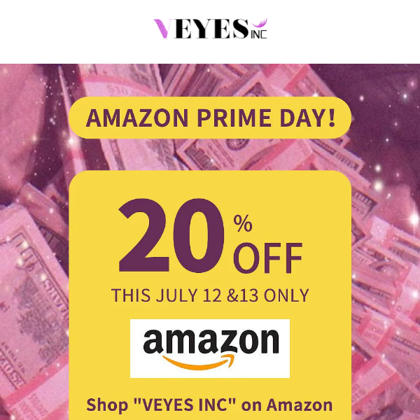 PRIME DAY GET 20% OFF ONLY 2 DAYS