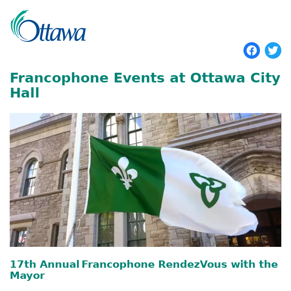 17th Annual Francophone RendezVous with the Mayor