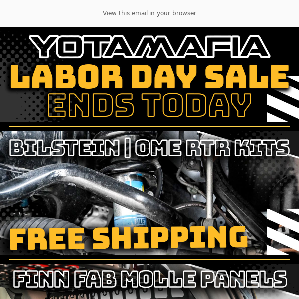 YM | Labor Day Sale Ends Today!