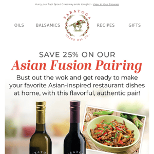 🍜 Save 25% on our Asian Fusion Pairing