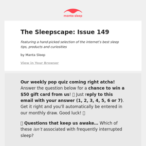 Sleepscape 149: Want better sleep? Put a ring on it 💍