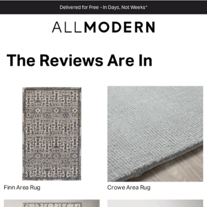 ● the Finn Area Rug ● a modern best seller ● 