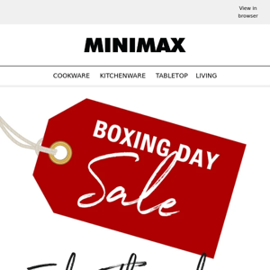 Boxing Day Sale | 15% OFF STOREWIDE*