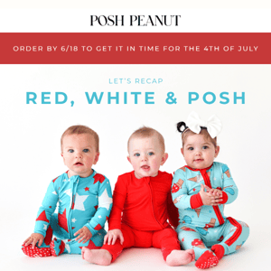 Red, White & Posh 🎆