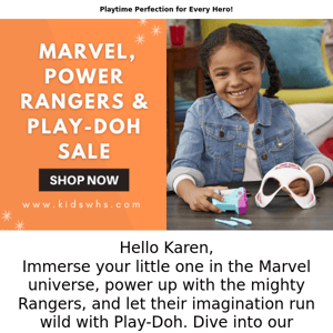 Marvelous, Mighty, Moldable: Unwrap Marvel, Power Rangers, and Play-Doh Deals