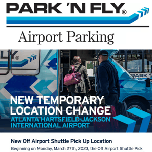 Off-Airport Pick Up Location Change Alert!