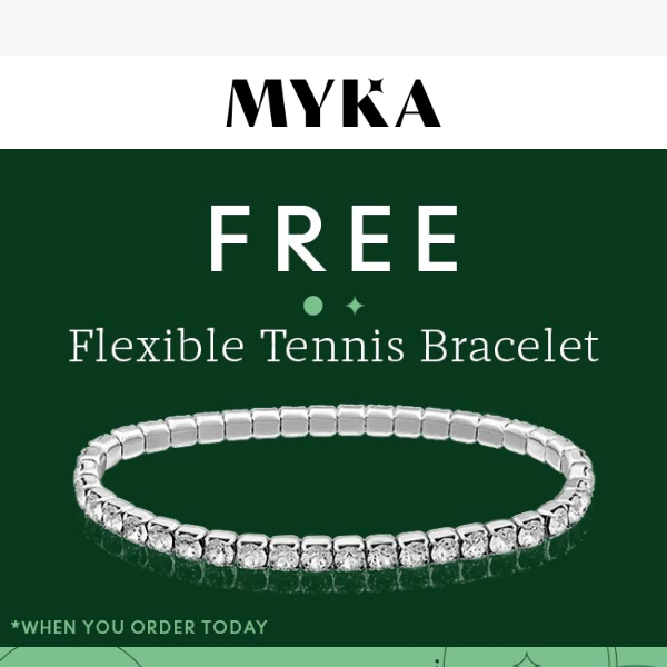 This FREE Tennis Bracelet is for you!