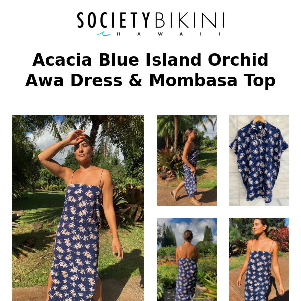 Acacia Exclusive Blue Island Orchid Clothing 💙