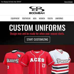 Design Your Custom Uniforms Today!