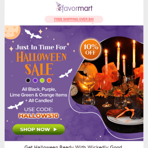 Get Halloween Ready With Wickedly Good Savings! 🎃