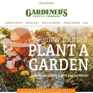 Don't Miss Your Chance to Save 35% Off Select Gardening Must Haves!