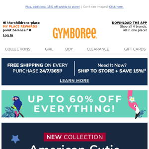 UP TO 60% OFF EVERYTHING!