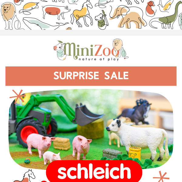 Surprise Schleich SALE 🐊 This Weekend Only!