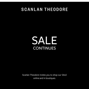 Sale Continues