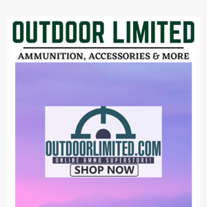 Fire Away! Get Your Ammo at Outdoor Limited🧨