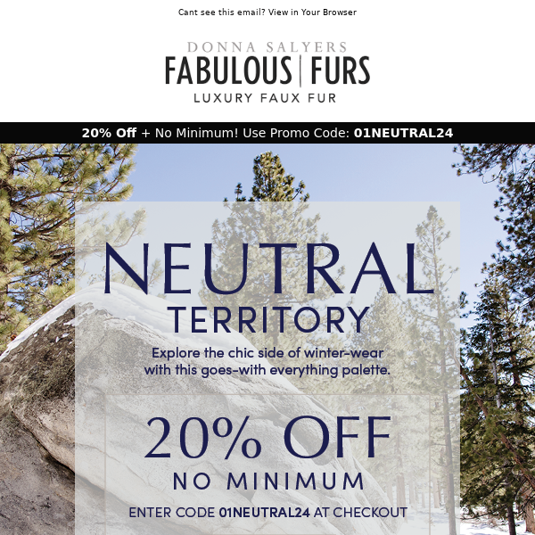 These Neutral Styles Go with Everything! Enjoy 20% Off + No Minimum