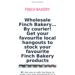 Wholesale Finch Bakery Products