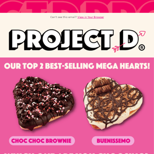 Our BEST-SELLING mega hearts! 💘🍩