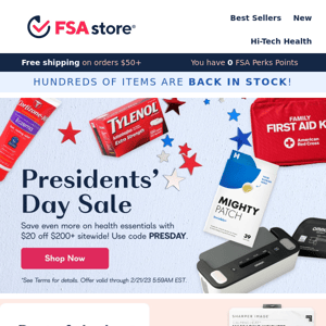 Happy Presidents' Day Weekend! Shop our sitewide SALE