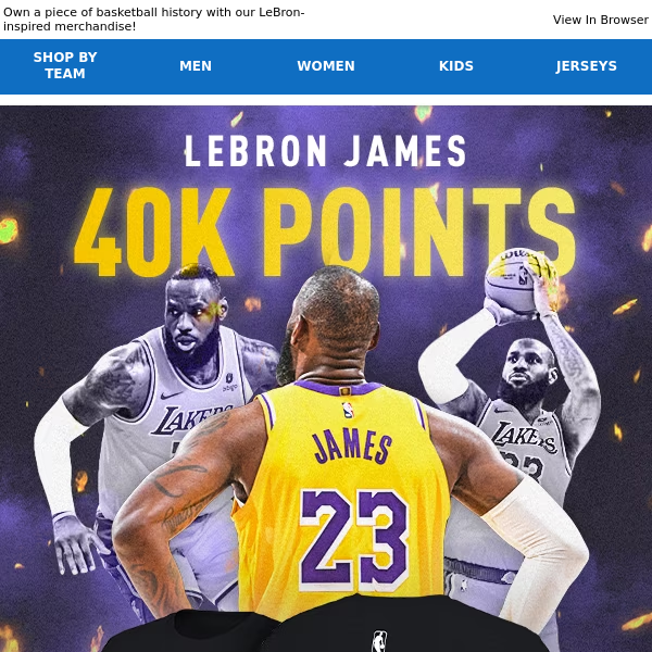 King James Makes NBA History: 40K Points and Counting!