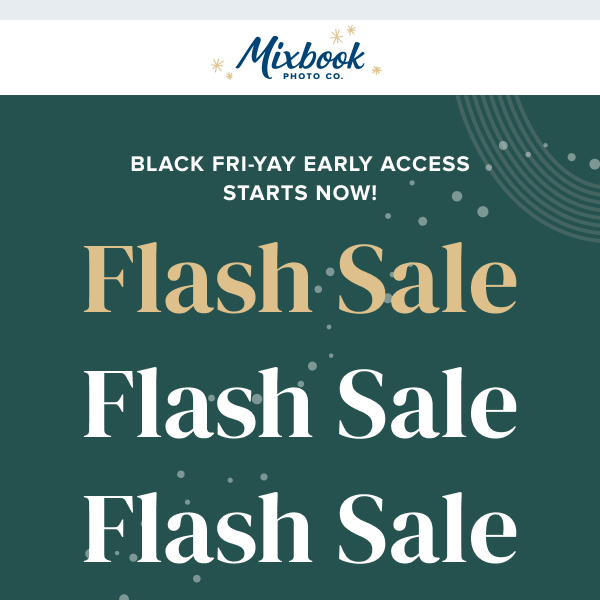 FLASH SALE! 2 days only.