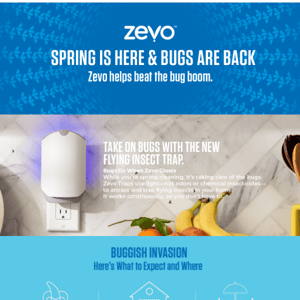 Spring is Here, Bugs are Back, and Zevo is Ready