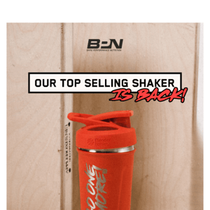 Go One More Shaker is Back in stock! 🚨