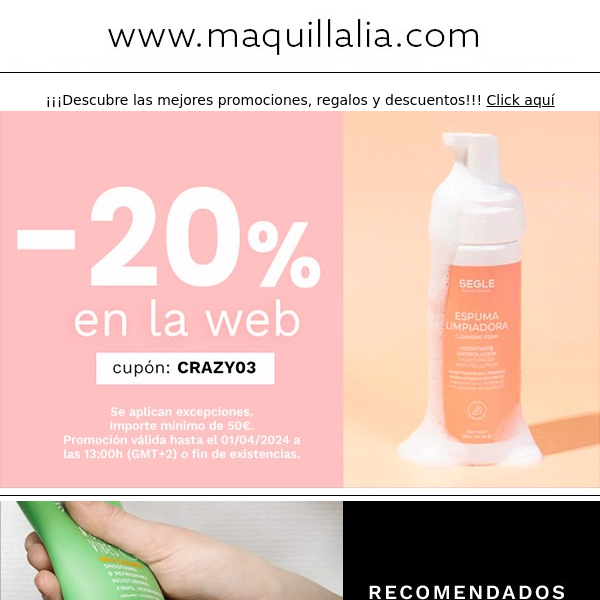 🤩 ¡Descubre cómo obtener un -20% en Maquillalia! 🤩