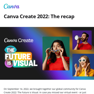 Here’s everything that happened at Canva Create 2022