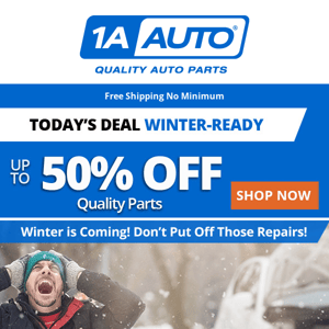 ❄️ [Up to 50% off Winter-Ready] Friday Savings Alert 