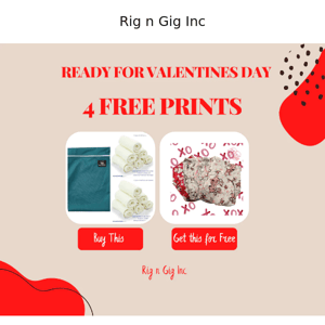 4 Free Valentine Pockets with the Purchase of a 10 pack inserts with free wet bag set.