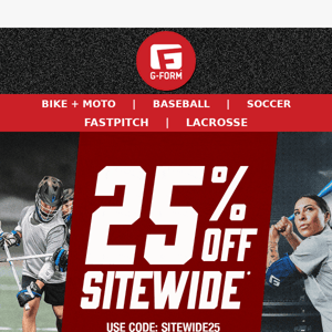 Time's Running Out for 25% OFF SITEWIDE