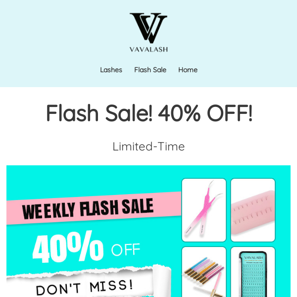 40% OFF Flash Sale Coming 🥳