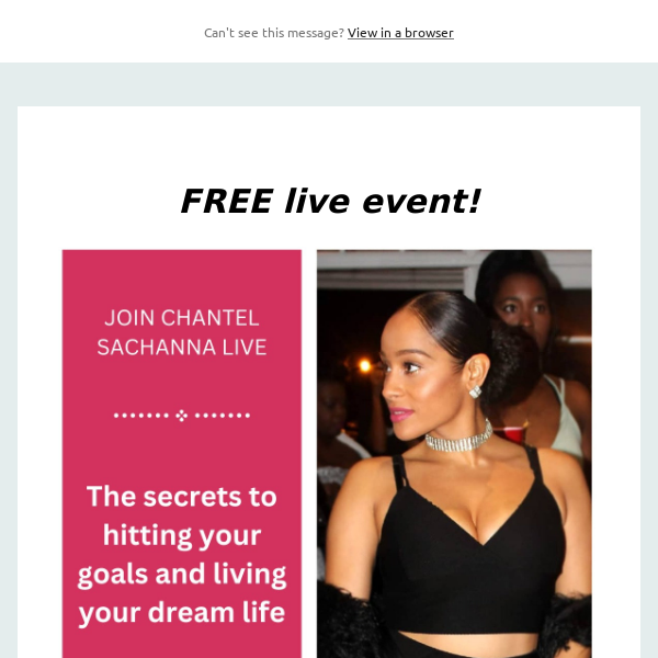 Free live event