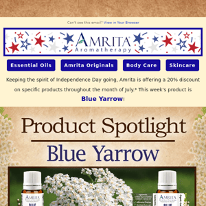 A Whole New Way to Get Grounded: Blue Yarrow!