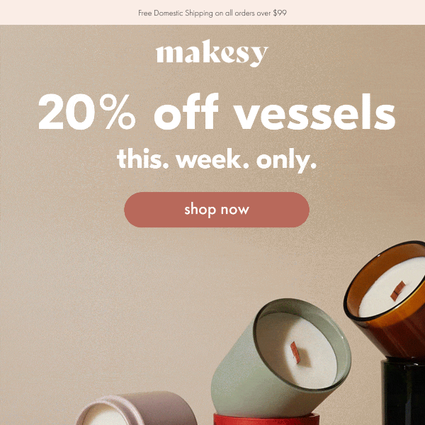 25% off sitewide ending in 3, 2, 1… 🎉 - The Wooden Wick Co.
