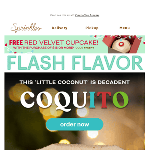 NEW Flash Flavor Alert! Coquito