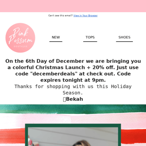 A colorful Christmas Launch is here🛒