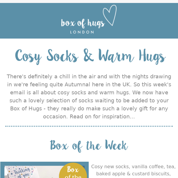 Add Socks For The Perfect Hug In A Box 🧦