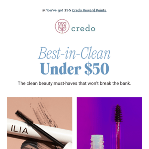 Clean Beauty Bestsellers under $50 😇