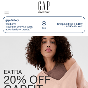 No joke: EXTRA 20% OFF GapFit orders expires in...