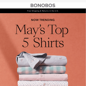 May’s Top 5 Shirts