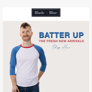 BATTER UP: New Baseball Tees, Tanks & MORE